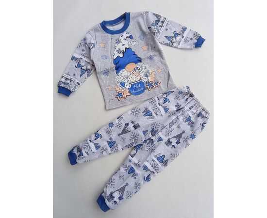 Піжама дитяча тепла на хлопчика B605 grey р.28-36 "Baykush" недорого оптом від прямого постачальника Піжама дитяча тепла на хлопчика B605 grey р.28-36 "Baykush" недорого оптом від прямого постачальника