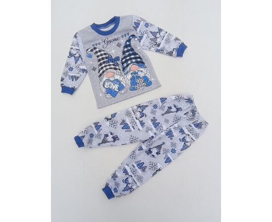 Піжама дитяча тепла на хлопчика B607 grey р.28-36 "Baykush" недорого оптом від прямого постачальника Піжама дитяча тепла на хлопчика B607 grey р.28-36 "Baykush" недорого оптом від прямого постачальника