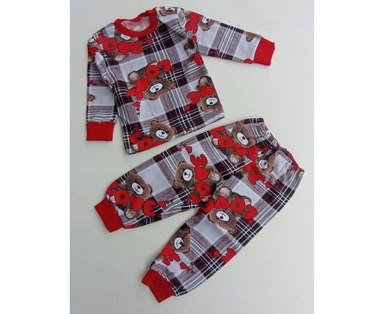 Піжама дитяча тепла на дівчинку B614 red р.26-34 "Baykush" недорого оптом від прямого постачальника Піжама дитяча тепла на дівчинку B614 red р.26-34 "Baykush" недорого оптом від прямого постачальника