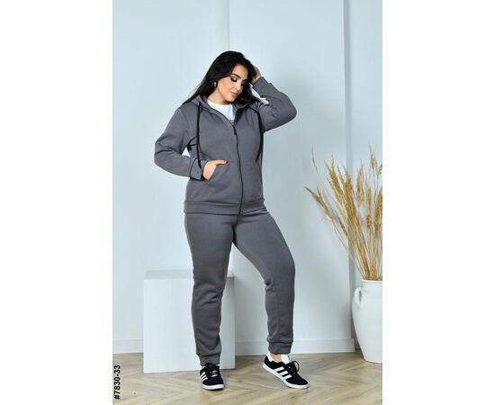 Костюм спортивний жіночий S1454 grey р.52-58 "Shon" недорого оптом від прямого постачальника Костюм спортивний жіночий S1454 grey р.52-58 "Shon" недорого оптом від прямого постачальника