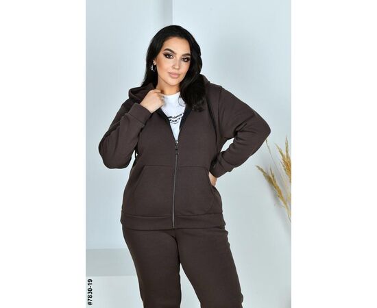 Костюм спортивний жіночий S1457 brown р.52-58 "Shon" недорого оптом від прямого постачальника Костюм спортивний жіночий S1457 brown р.52-58 "Shon" недорого оптом від прямого постачальника