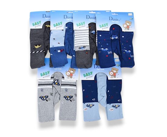 Колготы детские тёплые на мальчика H9014 mix р.12-18 "Jelzin" недорого оптом от прямого поставщика Фотография Колготы детские тёплые на мальчика H9014 mix р.12-18 "Jelzin" недорого оптом от прямого поставщика