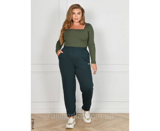 Спортивні штани жіночі турецька двунитка батал 54,56,58,60 (8кв) "NOWEMBER" недорого від прямого постачальника, зображення 6