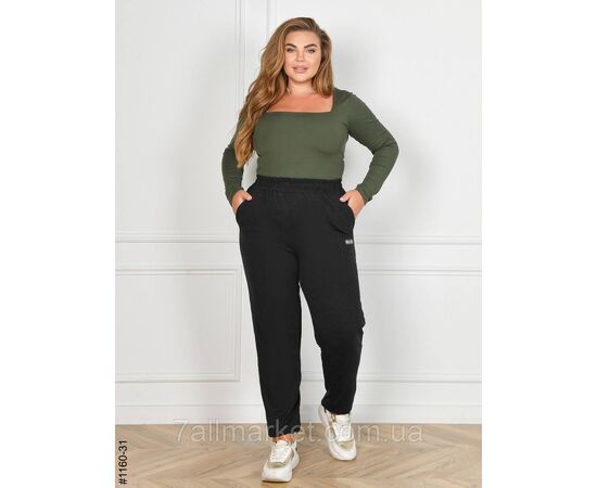 Спортивні штани жіночі турецька двунитка батал 54,56,58,60 (8кв) "NOWEMBER" недорого від прямого постачальника, зображення 8