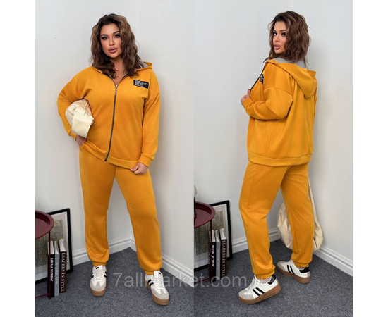 Костюм женский прогулочный замш на вискозе (46-60) "LADA" недорого от прямого поставщика, изображение 2 Фотография Костюм женский прогулочный замш на вискозе (46-60) "LADA" недорого от прямого поставщика, изображение 2