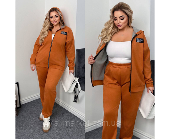 Костюм женский прогулочный замш на вискозе (46-60) "LADA" недорого от прямого поставщика, изображение 2 Фотография Костюм женский прогулочный замш на вискозе (46-60) "LADA" недорого от прямого поставщика, изображение 2