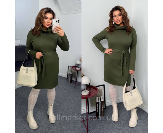 Фотография Платье женское рубчик р-ры 46-60 "LADA" купить недорого от прямого поставщика, изображение 2