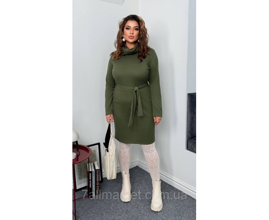 Фотография Платье женское рубчик р-ры 46-60 "LADA" купить недорого от прямого поставщика, изображение 3