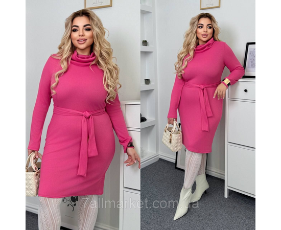 Фотография Платье женское рубчик р-ры 46-60 "LADA" купить недорого от прямого поставщика, изображение 2