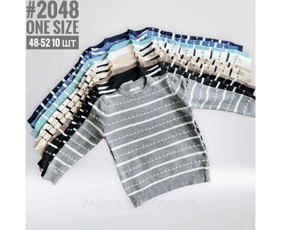 Фотография Женский свитер с орнаментом в универсальном размере 46-52 "PARTNERS" недорого от прямого поставщика, изображение 2