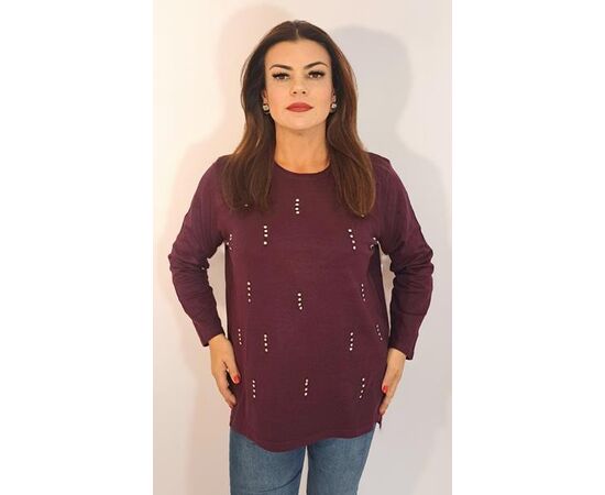 Светр жіночий 1986 mix р.52-56 "ITALIA" недорого оптом від прямого постачальника, зображення 2 Светр жіночий 1986 mix р.52-56 "ITALIA" недорого оптом від прямого постачальника, зображення 2