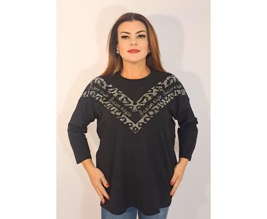 Светр жіночий 1989 mix р.52-56 "ITALIA" недорого оптом від прямого постачальника, зображення 2 Светр жіночий 1989 mix р.52-56 "ITALIA" недорого оптом від прямого постачальника, зображення 2