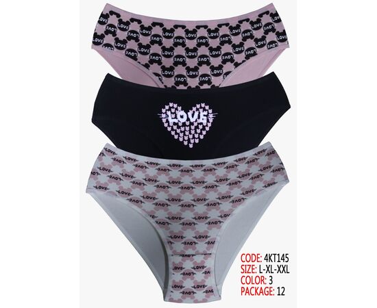 Труси жіночі 4KT145 mix р.XL "DONELLA" недорого оптом від прямого постачальника Труси жіночі 4KT145 mix р.XL "DONELLA" недорого оптом від прямого постачальника