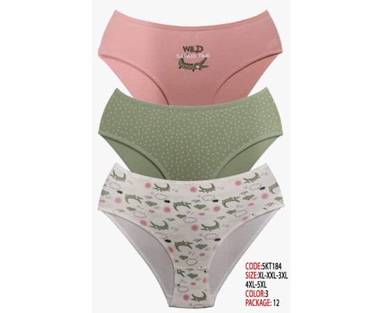 Труси жіночі 5KT184 mix р.3XL "DONELLA" недорого оптом від прямого постачальника Труси жіночі 5KT184 mix р.3XL "DONELLA" недорого оптом від прямого постачальника