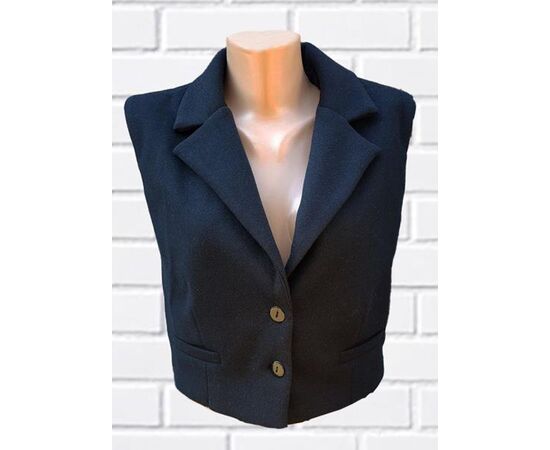 Жилетка женская 439 black р.36-42 "H&S" недорого оптом от прямого поставщика Фотография Жилетка женская 439 black р.36-42 "H&S" недорого оптом от прямого поставщика