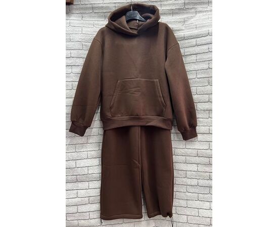 Костюм спортивний жіночий 048 brown р.42-48 "VALENTINA" недорого оптом від прямого постачальника Костюм спортивний жіночий 048 brown р.42-48 "VALENTINA" недорого оптом від прямого постачальника