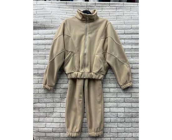 Костюм спортивний жіночий 088 d.beige р.42-50 "VALENTINA" недорого оптом від прямого постачальника Костюм спортивний жіночий 088 d.beige р.42-50 "VALENTINA" недорого оптом від прямого постачальника