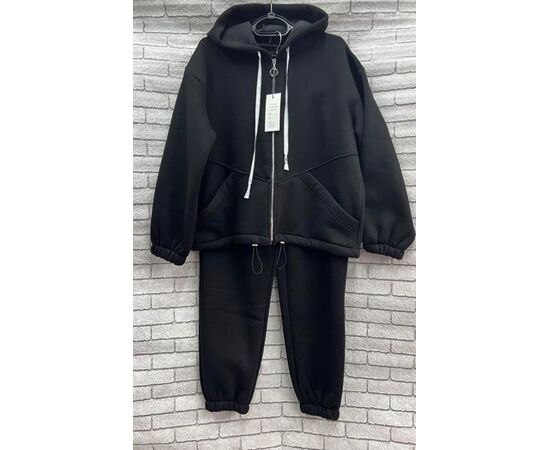 Костюм спортивний жіночий 091 black р.48-56 "VALENTINA" недорого оптом від прямого постачальника Костюм спортивний жіночий 091 black р.48-56 "VALENTINA" недорого оптом від прямого постачальника