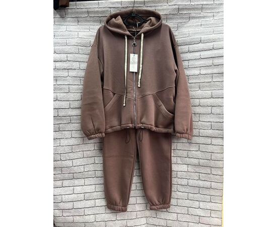 Костюм спортивний жіночий 091 brown р.48-56 "VALENTINA" недорого оптом від прямого постачальника Костюм спортивний жіночий 091 brown р.48-56 "VALENTINA" недорого оптом від прямого постачальника