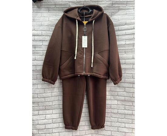 Костюм спортивний жіночий 091-1 brown р.48-56 "VALENTINA" недорого оптом від прямого постачальника Костюм спортивний жіночий 091-1 brown р.48-56 "VALENTINA" недорого оптом від прямого постачальника