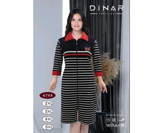 Халат женский 4744 black р.52-58 "HOME STYLE" недорого оптом от прямого поставщика Фотография Халат женский 4744 black р.52-58 "HOME STYLE" недорого оптом от прямого поставщика