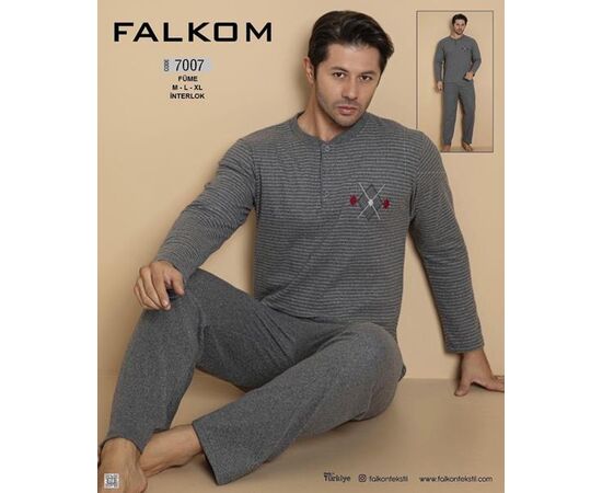 Пижама мужская 7007 l.grey р.46-50 "HOME STYLE" недорого оптом от прямого поставщика Фотография Пижама мужская 7007 l.grey р.46-50 "HOME STYLE" недорого оптом от прямого поставщика