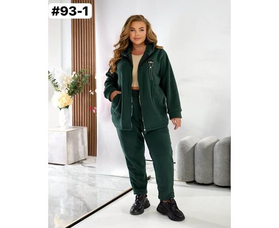 Костюм спортивный женский 93-1 green р.50-60 "HOME STYLE" недорого оптом от прямого поставщика Фотография Костюм спортивный женский 93-1 green р.50-60 "HOME STYLE" недорого оптом от прямого поставщика