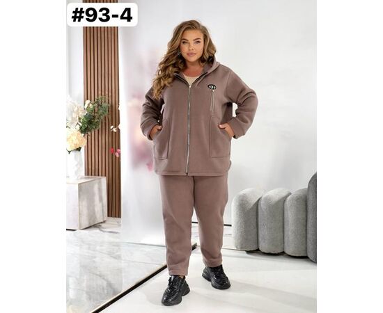 Костюм спортивный женский 93-4 beige р.50-60 "HOME STYLE" недорого оптом от прямого поставщика Фотография Костюм спортивный женский 93-4 beige р.50-60 "HOME STYLE" недорого оптом от прямого поставщика