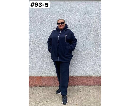 Костюм спортивный женский 93-5 navy р.50-60 "HOME STYLE" недорого оптом от прямого поставщика Фотография Костюм спортивный женский 93-5 navy р.50-60 "HOME STYLE" недорого оптом от прямого поставщика