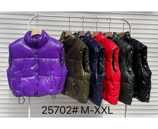 Жилетка женская 25702 red р.M-2XL "FLORA" недорого оптом от прямого поставщика Фотография Жилетка женская 25702 red р.M-2XL "FLORA" недорого оптом от прямого поставщика