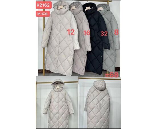 Куртка жіноча зимова K2162-16 beige р.M-2XL "FLORA" недорого оптом від прямого постачальника Куртка жіноча зимова K2162-16 beige р.M-2XL "FLORA" недорого оптом від прямого постачальника