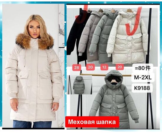Куртка жіноча зимова KM9188-12 mint р.M-2XL "FLORA" недорого оптом від прямого постачальника Куртка жіноча зимова KM9188-12 mint р.M-2XL "FLORA" недорого оптом від прямого постачальника