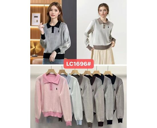 Свитер женский 1696 beige р.one size "FLORA" недорого оптом от прямого поставщика Фотография Свитер женский 1696 beige р.one size "FLORA" недорого оптом от прямого поставщика