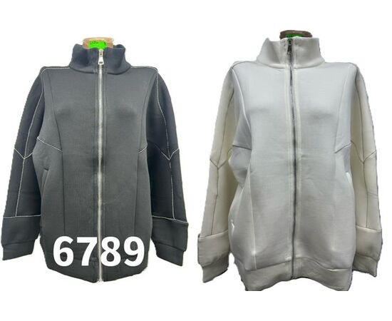 Кофта женская 6789 white р.48-58 "VERJINIA" недорого оптом от прямого поставщика Фотография Кофта женская 6789 white р.48-58 "VERJINIA" недорого оптом от прямого поставщика