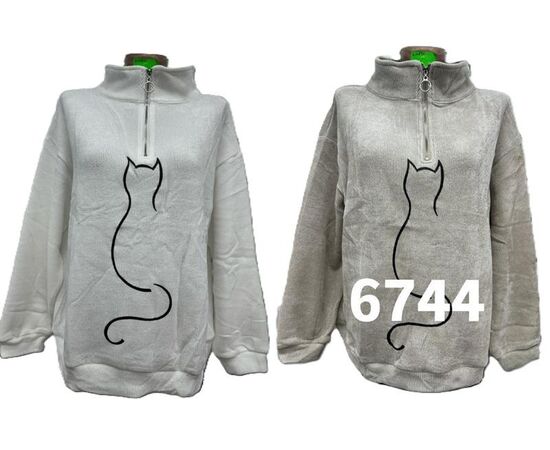 Свитер женский 6744 white р.50-58 "VERJINIA" недорого оптом от прямого поставщика Фотография Свитер женский 6744 white р.50-58 "VERJINIA" недорого оптом от прямого поставщика
