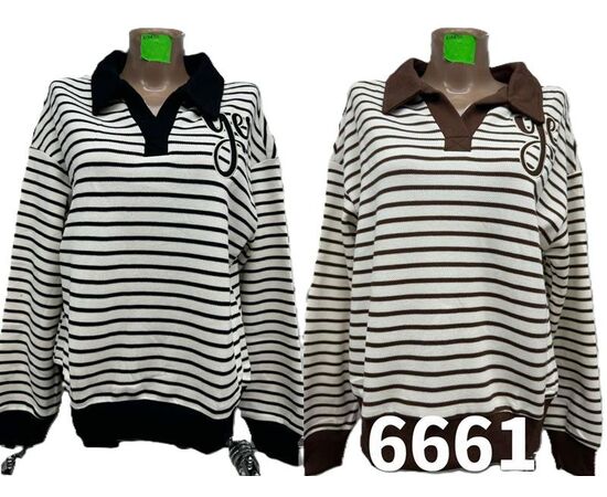 Светр жіночий 6661 brown р.50-56 "VERJINIA" недорого оптом від прямого постачальника Светр жіночий 6661 brown р.50-56 "VERJINIA" недорого оптом від прямого постачальника