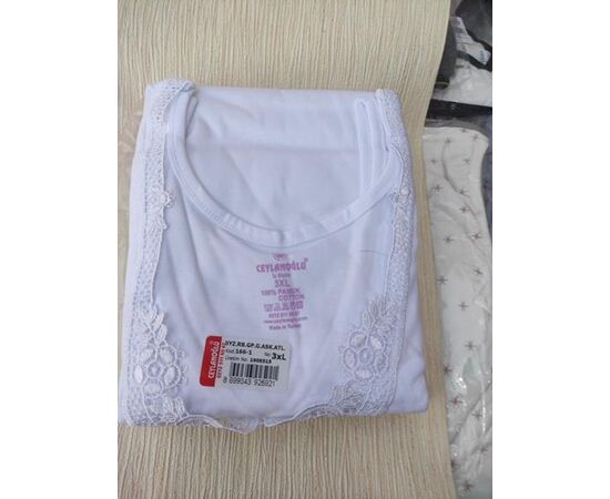 Майка жіноча D166-1 white р.2XL "DONELLA" недорого оптом від прямого постачальника Майка жіноча D166-1 white р.2XL "DONELLA" недорого оптом від прямого постачальника