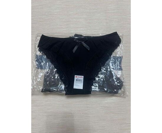 Трусы женские D1917S black р.2XL "DONELLA" недорого оптом от прямого поставщика Фотография Трусы женские D1917S black р.2XL "DONELLA" недорого оптом от прямого поставщика