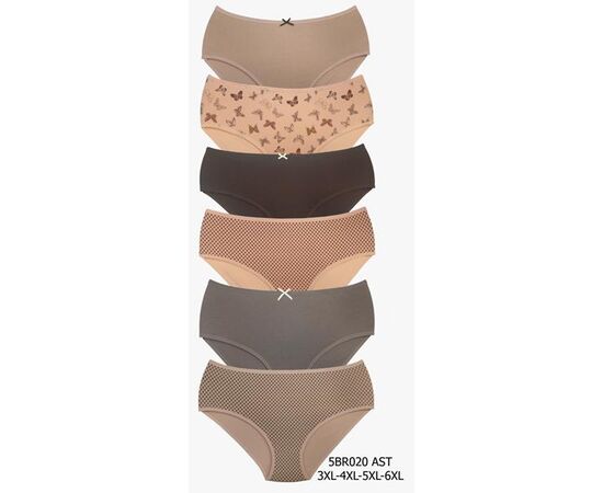 Трусы женские D5BR020 mix р.5XL "DONELLA" недорого оптом от прямого поставщика Фотография Трусы женские D5BR020 mix р.5XL "DONELLA" недорого оптом от прямого поставщика