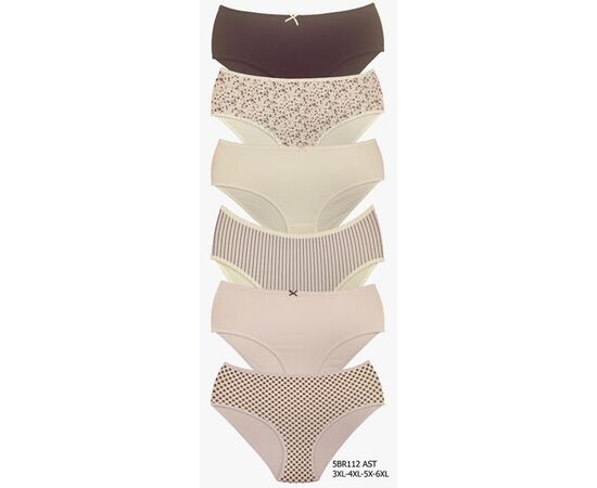 Труси жіночі D5BR112 mix р.6XL "DONELLA" недорого оптом від прямого постачальника Труси жіночі D5BR112 mix р.6XL "DONELLA" недорого оптом від прямого постачальника