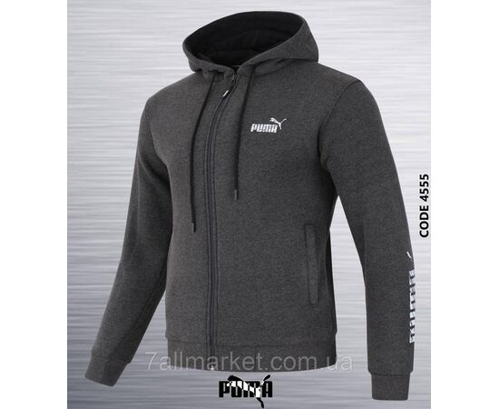 Кофта спортивная мужская на  флисе с капюшоном PUMA р-ры S-2XL "REMAIN"  недорого от прямого поставщика Фотография Кофта спортивная мужская на  флисе с капюшоном PUMA р-ры S-2XL "REMAIN"  недорого от прямого поставщика