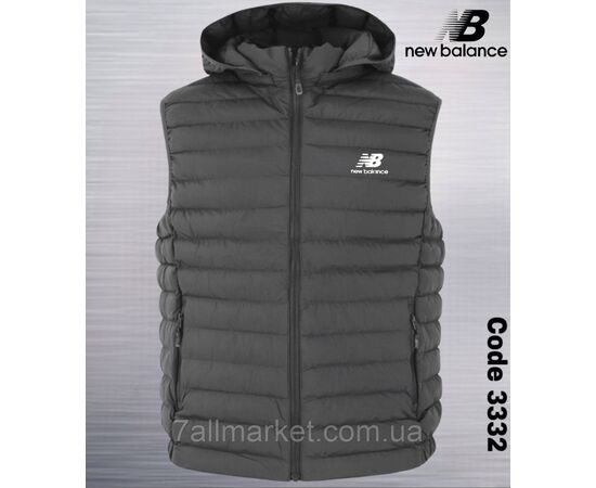 Жилетка мужская демисезонная батал New Balance размеры 52-60 (2цв) "REMAIN" купить недорого от прямого поставщика Фотография Жилетка мужская демисезонная батал New Balance размеры 52-60 (2цв) "REMAIN" купить недорого от прямого поставщика