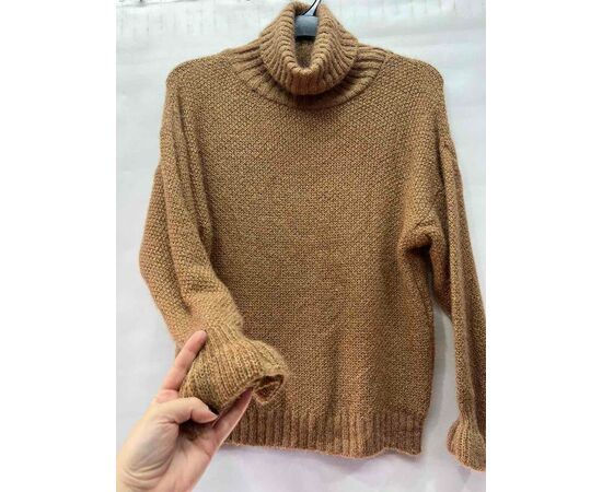 Свитер женский E956 brown р.50-52 "Emsweekis" недорого оптом от прямого поставщика Фотография Свитер женский E956 brown р.50-52 "Emsweekis" недорого оптом от прямого поставщика