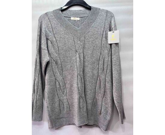 Свитер женский E905 grey р.50-52 "Emsweekis" недорого оптом от прямого поставщика Фотография Свитер женский E905 grey р.50-52 "Emsweekis" недорого оптом от прямого поставщика