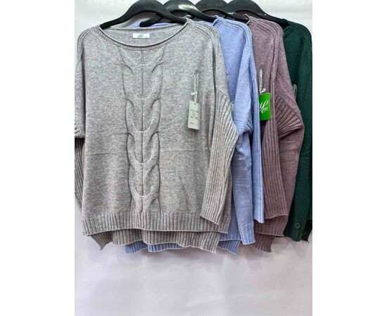 Свитер женский E928 green р.54-58 "Emsweekis" недорого оптом от прямого поставщика Фотография Свитер женский E928 green р.54-58 "Emsweekis" недорого оптом от прямого поставщика