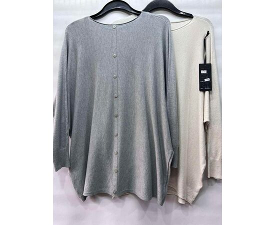 Свитер женский E845 grey р.50-52 "Emsweekis" недорого оптом от прямого поставщика Фотография Свитер женский E845 grey р.50-52 "Emsweekis" недорого оптом от прямого поставщика