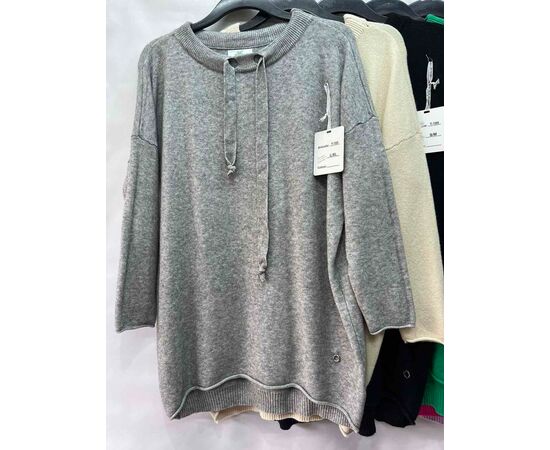 Светр жіночий E847 grey р.50-52 "Emsweekis" недорого оптом від прямого постачальника Светр жіночий E847 grey р.50-52 "Emsweekis" недорого оптом від прямого постачальника