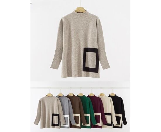 Светр жіночий E878 beige р.one size "Emsweekis" недорого оптом від прямого постачальника Светр жіночий E878 beige р.one size "Emsweekis" недорого оптом від прямого постачальника