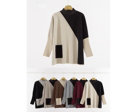 Светр жіночий E886 beige р.one size "Emsweekis" недорого оптом від прямого постачальника Светр жіночий E886 beige р.one size "Emsweekis" недорого оптом від прямого постачальника