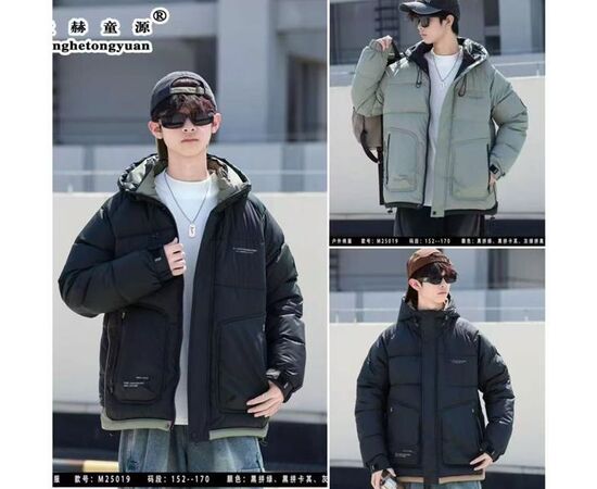 Курка дитяча зимова на хлопчика 25019 black-olive р.152-170 "Major" недорого оптом від прямого постачальника Курка дитяча зимова на хлопчика 25019 black-olive р.152-170 "Major" недорого оптом від прямого постачальника